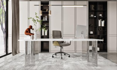 现代家居书房3D模型下载